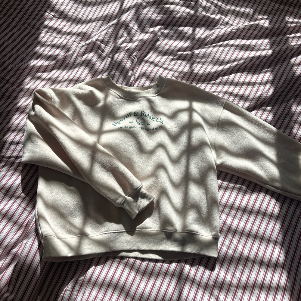 Cream crewneck